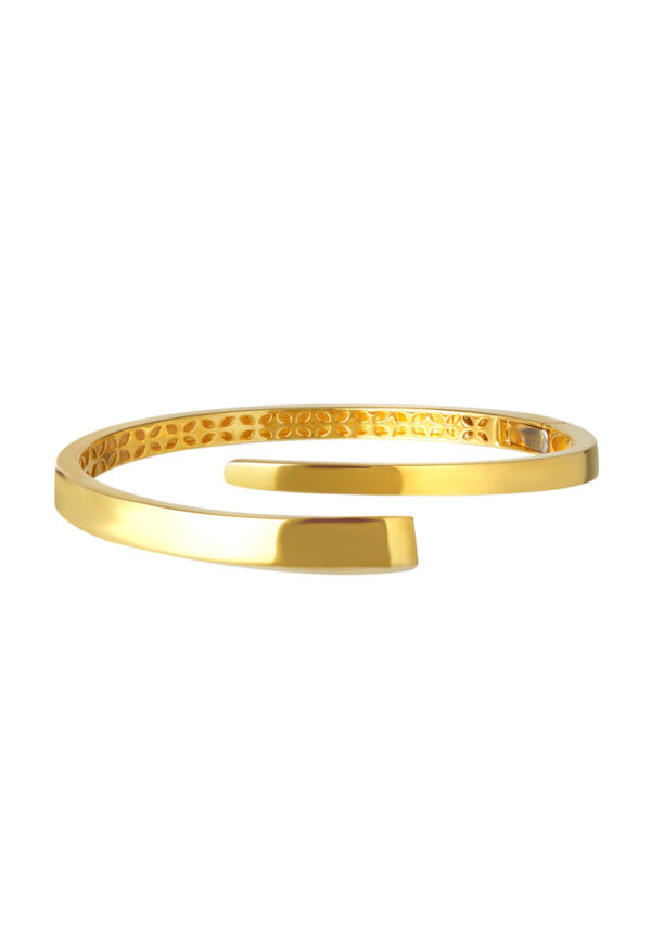 1100x762px_Raya_0036_AS-YG1502B-1C TOMEI Anastasia Extended C-Shape Bangle, Yellow Gold 916