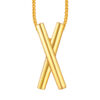 1100x762px_Raya_0047_AS-YG1258P-1C TOMEI Anastasia X-Cross Pendant, Yellow Gold 916