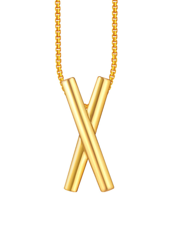 1100x762px_Raya_0047_AS-YG1258P-1C TOMEI Anastasia X-Cross Pendant, Yellow Gold 916