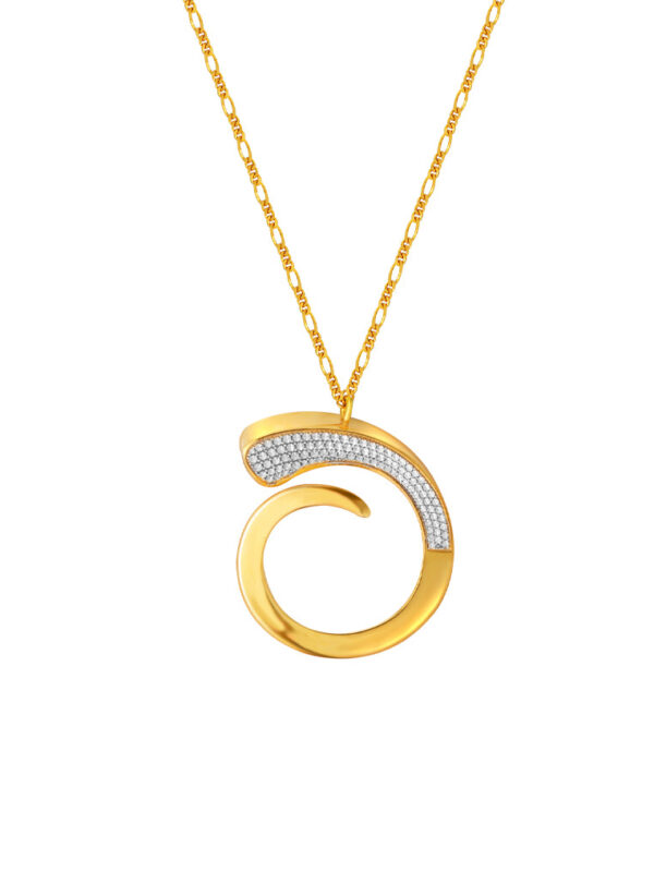1100x762px_Raya_0073_AS-YG1257N-2C TOMEI Anastasia Extended C-Shape Necklace, Yellow Gold 916