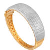 1Sony_28371copy TOMEI Diamond Cut Collection Fancy Bold Bangle, Yellow Gold 916