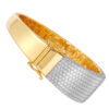 1Sony_28379copy TOMEI Diamond Cut Collection Fancy Bold Bangle, Yellow Gold 916