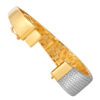 1Sony_28387copy TOMEI Diamond Cut Collection Fancy Bold Bangle, Yellow Gold 916