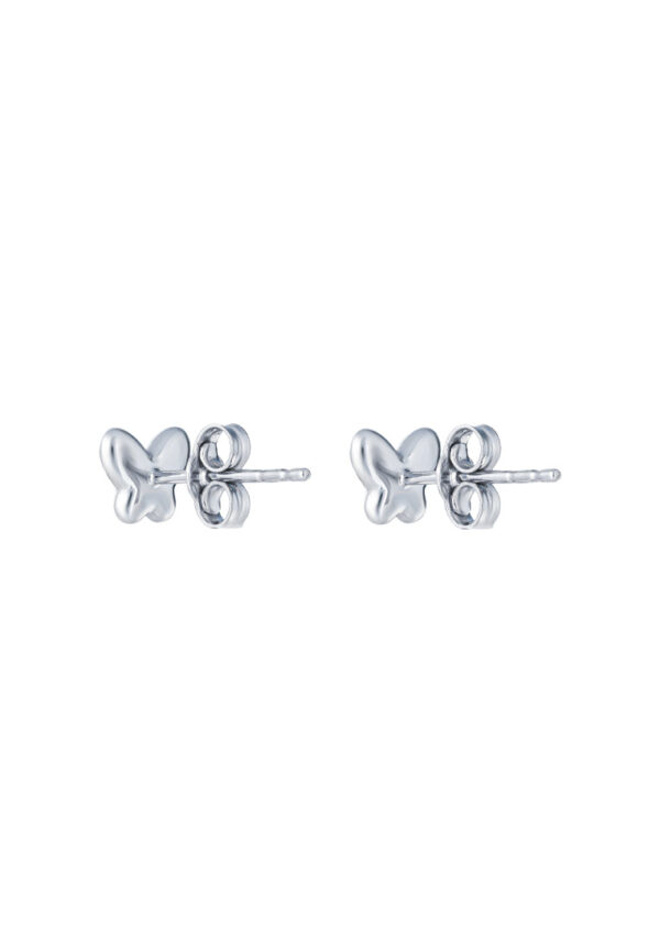 1Tomei_0051_Sony_19335.psdcopy TOMEI Butterfly Earrings, White Gold 585