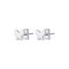 1Tomei_0052_Sony_19327.psd TOMEI Butterfly Earrings, White Gold 585