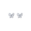 1Tomei_0053_Sony_19323.psd TOMEI Butterfly Earrings, White Gold 585