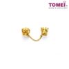 1_23 TOMEI King & Queen 3-Way Crown Stopper Charm, Yellow Gold 916