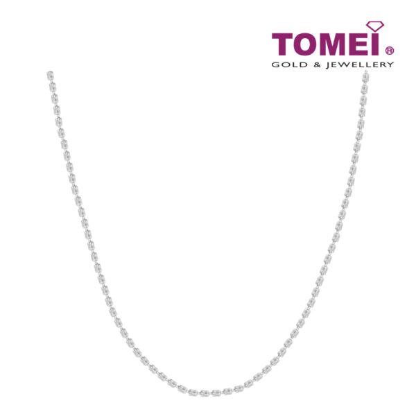 1tomei_0002_Sony_14336.psd TOMEI Italia 50cm Long Necklace, Unisex White Gold 585