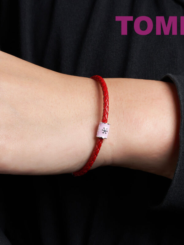 1tomei_0003_Sony_33058_jpg TOMEI Pink Snowy Rod Charm, White Gold 585