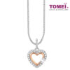 1tomei_0006s_0000_Layer8copy15 TOMEI Love Is Beautiful Collection Pendant Set, White+Rose Gold 585