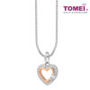 1tomei_0006s_0001_Sony_21298.psd TOMEI Love Is Beautiful Collection Pendant Set, White+Rose Gold 585