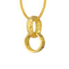 20240809080450d118305cbed98e45ee4dc496eeb876a3 TOMEI Forever Entwined Ring Pendant, Yellow Gold 916