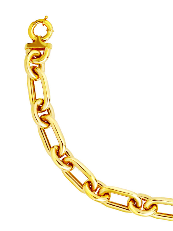 202408090856509244cf78f9396e46ec0a8c41e35de20d TOMEI Lusso Italia Bold Linked Bracelet, Yellow Gold 916
