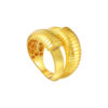 202409040954264f3fe20d2b6bdb636796346f2ebb441f TOMEI Lusso Italia Twisted Ring, Yellow Gold 916
