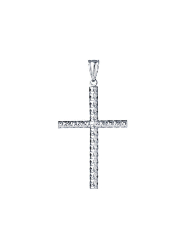 2024090602121989948ef3df80caa372b7b0187b84ed59 TOMEI Cross Pendant, White Gold 585