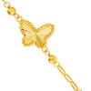 20240920025454a63848d2f10491362e51421d96a886ef TOMEI Butterfly Bracelet, Yellow Gold 999 (5G)