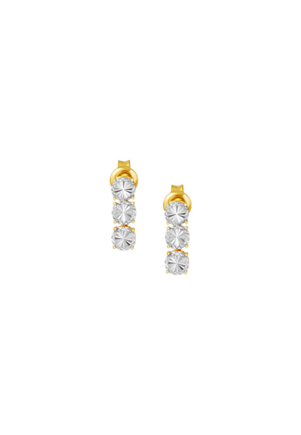 202409200322233df6a6fd8271ff63a79ed141ebac5333 TOMEI Diamond Cut Collection Dangling Earrings, Yellow Gold 916