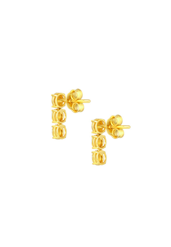 20240920032223dfcb0499e9d0f4cab9cc4d650577c8b7 TOMEI Diamond Cut Collection Dangling Earrings, Yellow Gold 916