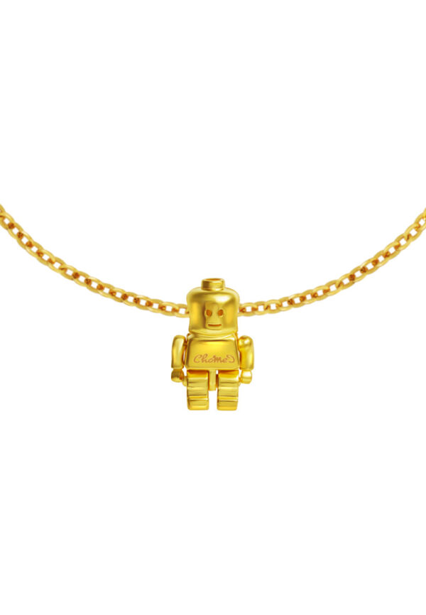 202410090727189c928568e0ab078006883c1fc9a9115a TOMEI Chomel Collection Robotic Charm, Yellow Gold 916