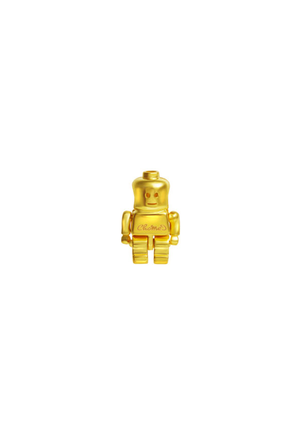 20241009072718cdab1a1573a6c8b5dd374c4717c3c837 TOMEI Chomel Collection Robotic Charm, Yellow Gold 916