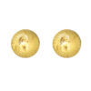 20241021072145d267b0f926c45b9c19f5721ef57ce23c TOMEI Lusso Italia Lasered Cutting Ball Earrings, Yellow Gold 916