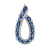 202411070933328f2c663ca4fbd63e48c90bf00ad83139 TOMEI Blue Sapphire Pendant, White Gold 750