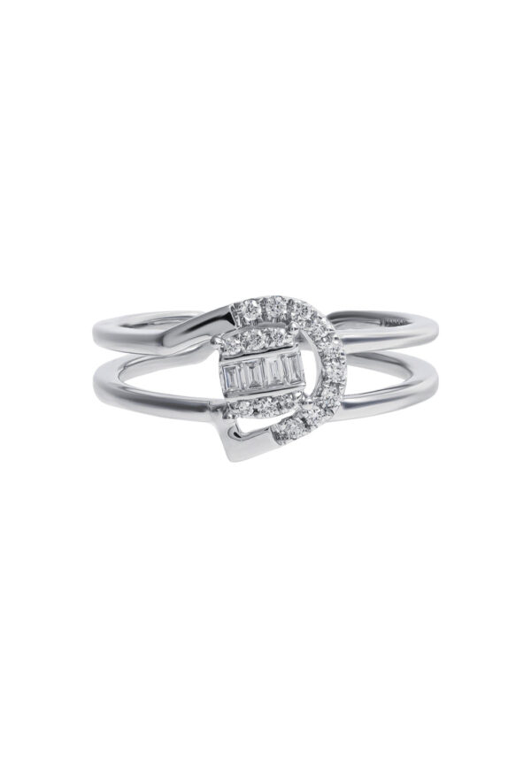 20241107094727f97ebb2da253a64080419998a1d3c8f8 TOMEI Chic Radiance Collection Diamond Ring, White Gold 585