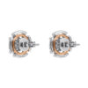 TOMEI Blooms Of Fortune Diamond Earrings, White+Rose Gold 750
