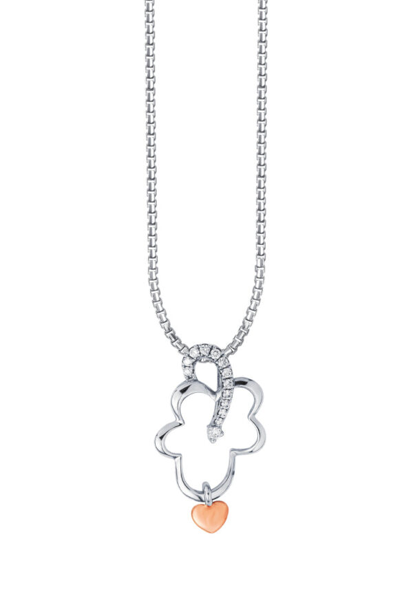 2024112206553159d0d117b63fee356d1f6f25a9f8f79e TOMEI Diamond Pendant Set, White Gold 375