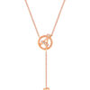 2024112207071999f9c3c1b1c18dc6b778660f183f7a7c TOMEI Love Of Tower Necklace, Rose Gold 750