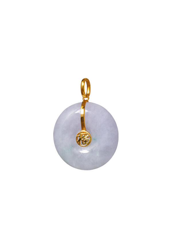 20241126084113acb19ae65699b400527a302216172e2b TOMEI Jade Pendant, Yellow Gold 750