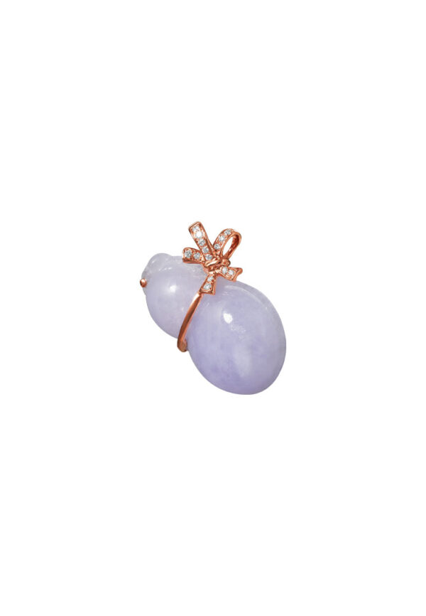 20241126085227f9cf7160c180a4876505afc4a30cf6d2 TOMEI Hulu Jade Pendant, Rose Gold 750