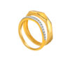 20241127064815d873ae4c2da67e0e359bd20299bf2bce TOMEI Diamond Cut Collection 2-in-1 Ring, Yellow Gold 916
