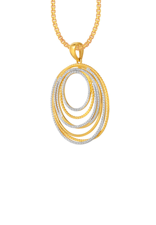 20241127070227e2ff6f0078aab7b915aab33a844bed61 TOMEI Diamond Cut Collection Circular Pendant, Yellow Gold 916