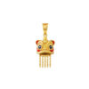 TOMEI Lion Dance Tassel Pendant, Yellow Gold 916