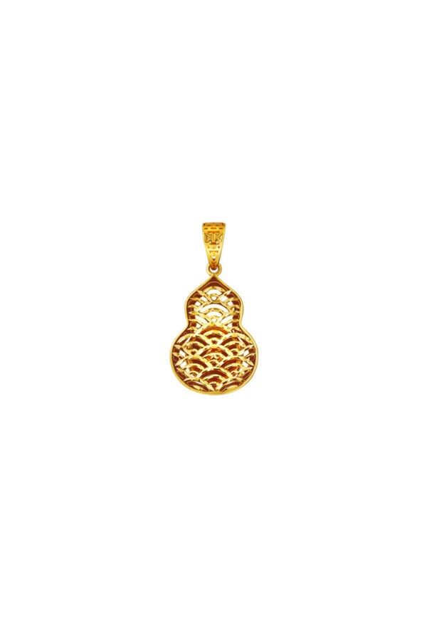 202412230851467ab010d1cd99fa1aa4b489f6d67b04b0 TOMEI Fu-Zi Gourd Pendant, Yellow Gold 916