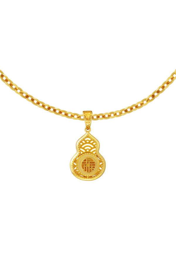20241223085146eac08026709231971dfceb58d7cc0bb4 TOMEI Fu-Zi Gourd Pendant, Yellow Gold 916