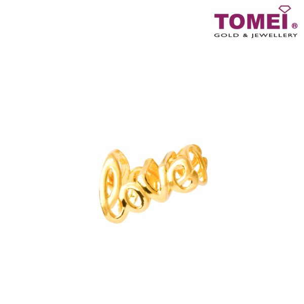 2_1_0074953a-7021-44f7-b655-99abb3e3319c TOMEI Chomel Collection LOVE Charm | Yellow Gold 916