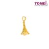 TOMEI Chomel Collection Love In Paris Charm, Yellow Gold 916 (TM-PT057-1C)
