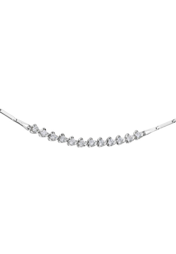 TOMEI ???? Heart to Heart Diamond Bracelet White Gold 750
