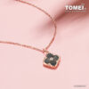520_2_8b278e7e-7b86-4147-9e38-320019f9e8a4 TOMEI Lucky Pattern Clover Pendant Set, Rose Gold 750 (GDIDDZ04070B/W)