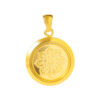 762_0001_Layer2 TOMEI Flower Of Life Gift Pendant, Plated Yellow Gold