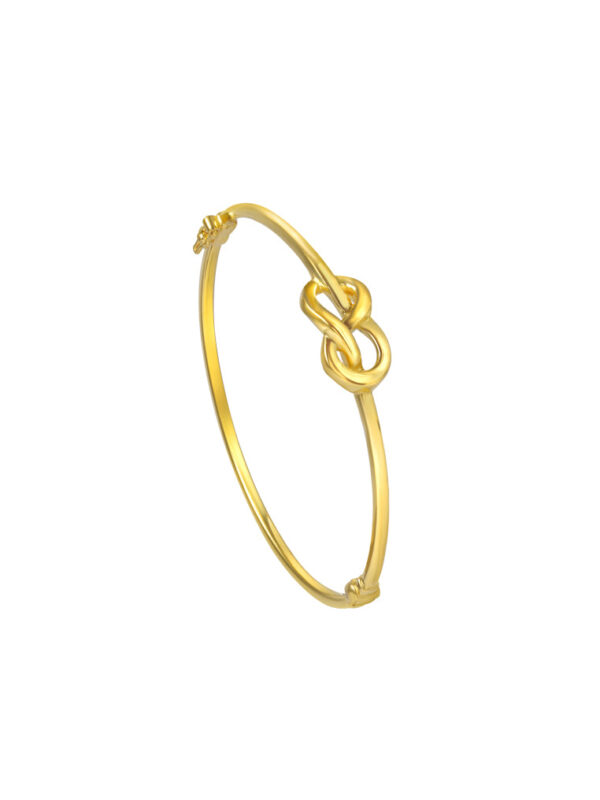 762_DSC02122_0023_9L-BK1785-1C TOMEI Infinity Bangle, Yellow Gold 916