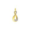 762_DSC02122_0032_DC-YG1327P-2C TOMEI Diamond Cut Collection Infinity Pendant, Yellow Gold 916