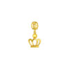 TOMEI Chomel Collection Dangling Crown Charm, Yellow Gold 916
