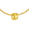 TOMEI Chomel Collection Flower-Pattern Charm, Yellow Gold 916