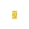 TOMEI Chomel Collection Flower-Pattern Charm, Yellow Gold 916