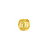 TOMEI Chomel Collection Flower-Pattern Charm, Yellow Gold 916