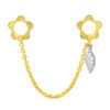 762_x_1100_0110_DSC05157_YG1314P TOMEI Chomel Collection Flower & Leaf Charm, Yellow Gold 916