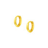 TOMEI Lusso Italia Heart Earrings, Yellow Gold 916